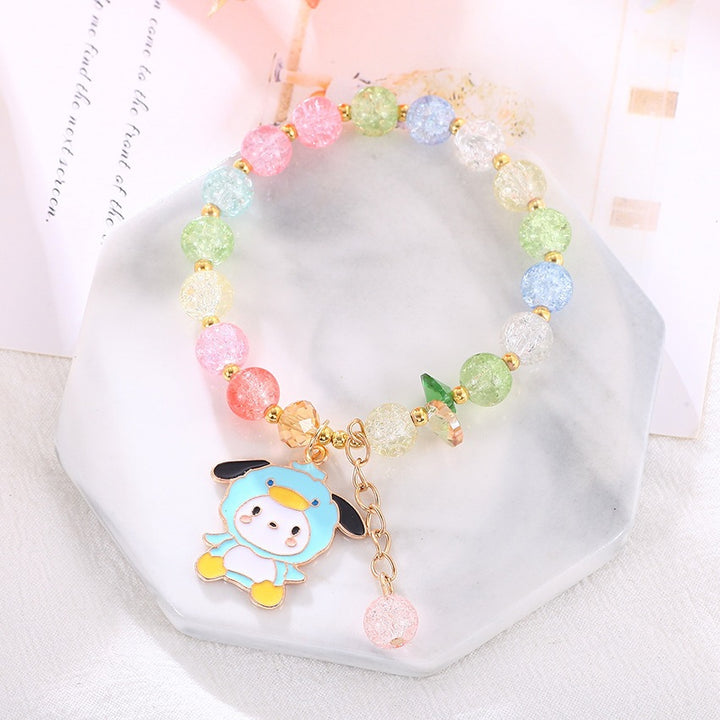Playful bracelet with colorful glass beads Bowlift