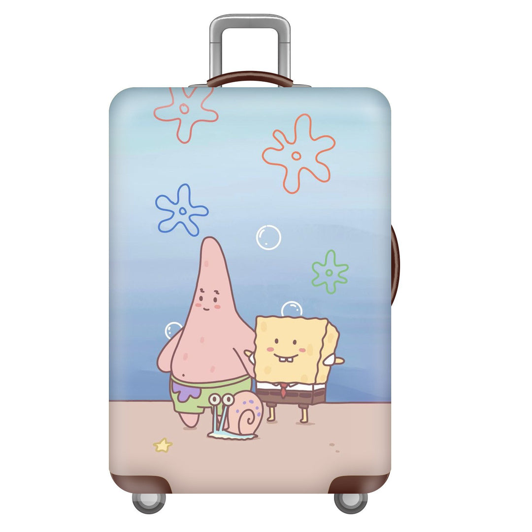 Unisex hard shell suitcase with colorful cartoon design Bowlift