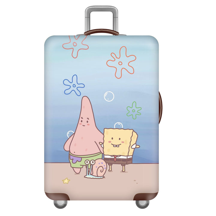 Unisex hard shell suitcase with colorful cartoon design Bowlift