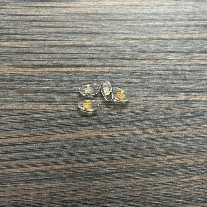 Eyewear Nose Pad Inserts with Gold Support Bowlift
