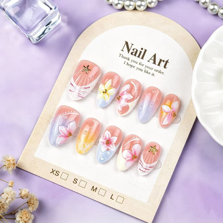 Artistic Floral Nail Art Tips Bowlift