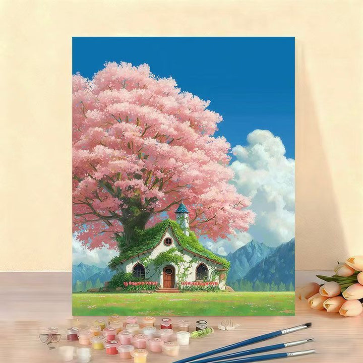 DIY Scenic Home Landscape Paint by Numbers Art Kit Bowlift