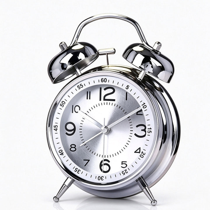 Classic Alarm Clock in Timeless Design Bowlift