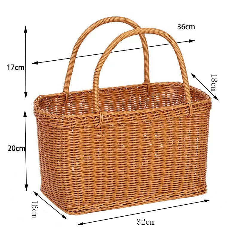 Woven Storage Basket Bowlift