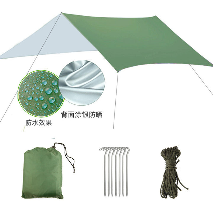Shadow tension cloth with water-repellent coating Bowlift