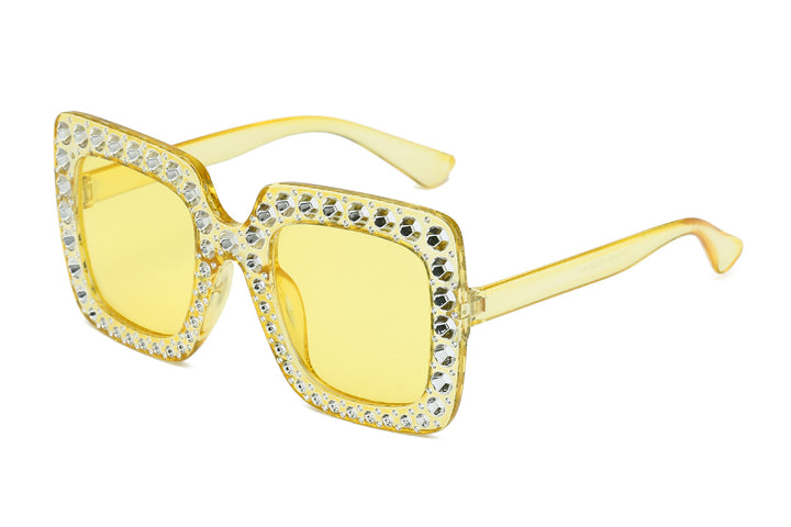 Oversized Decorative Frame Sunglasses Bowlift