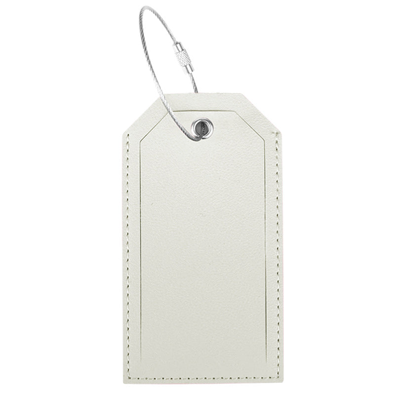 Women’s luggage tag made of durable leather with stainless steel closure Bowlift