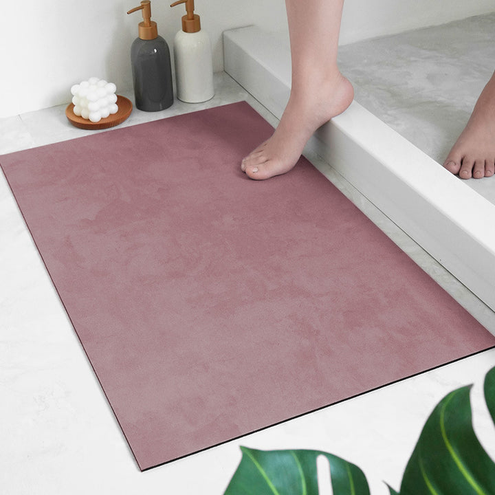 Microfiber Memory Foam Bath Mat with Non-Slip Backing Bowlift