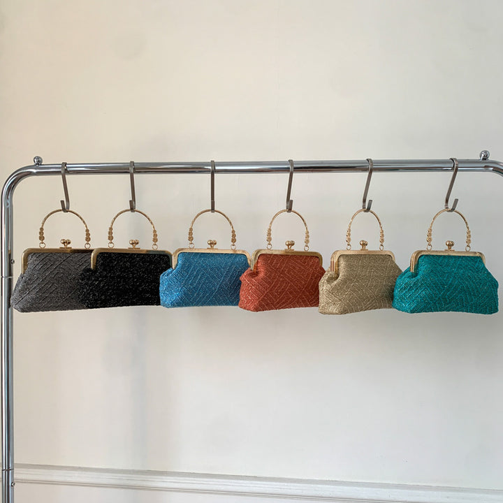 Vintage-Inspired Textured Crossbody Bag Bowlift