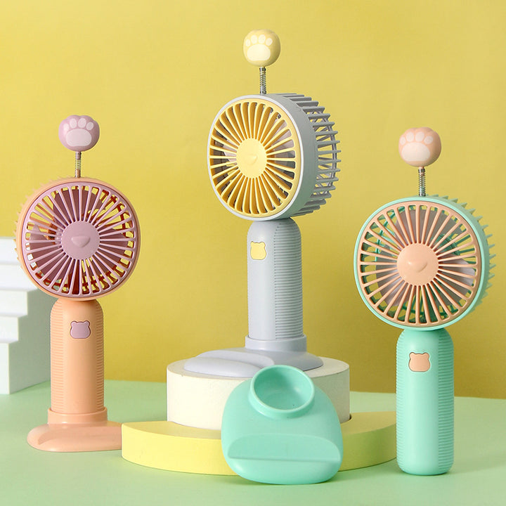 Ladies Portable Handheld Fan in Cute Animal Design Bowlift