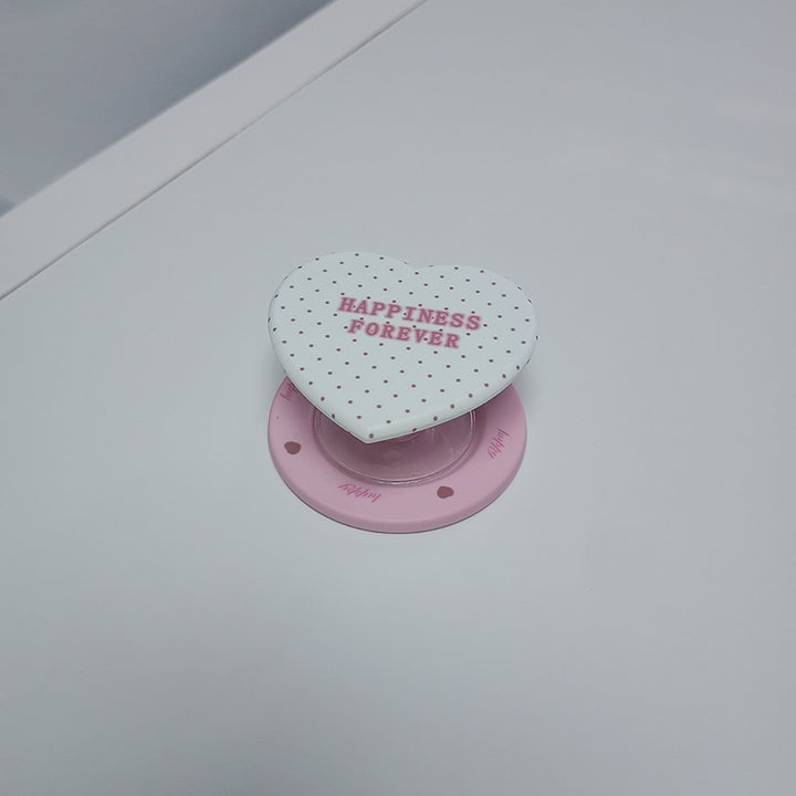 Heart-Shaped Character Phone Grip Bowlift