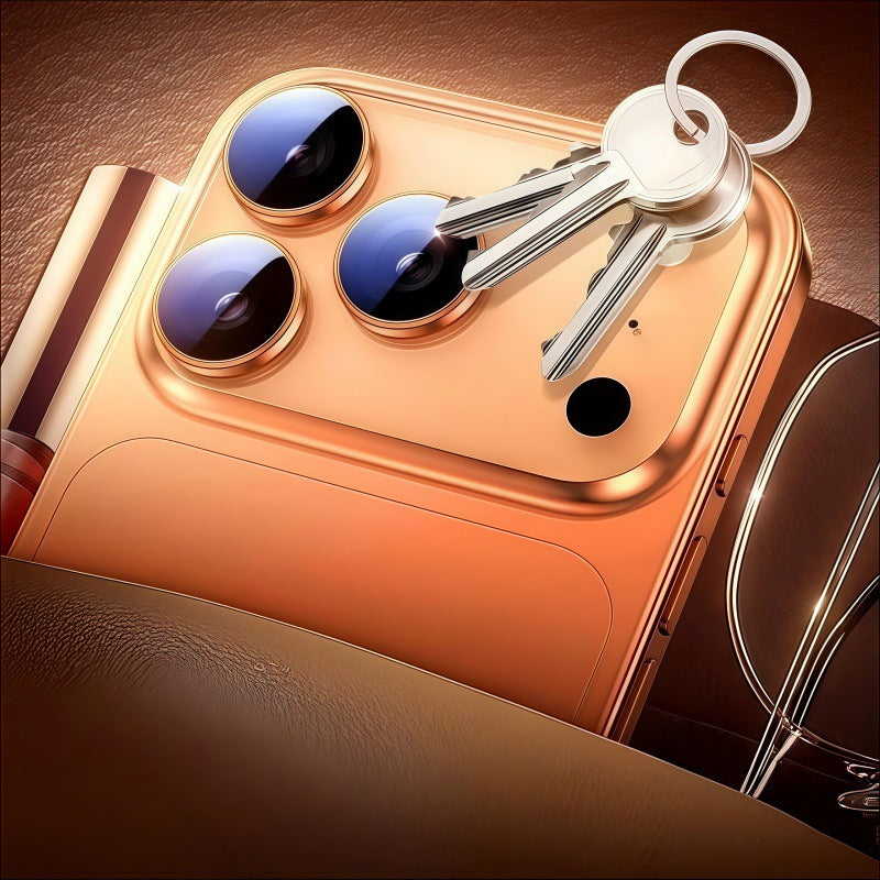 Magnetic tempered glass camera lens protector ring set for flagship smartphones Bowlift