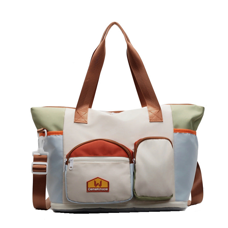 Multifunctional Shoulder Bag With Versatile Storage Compartment Bowlift