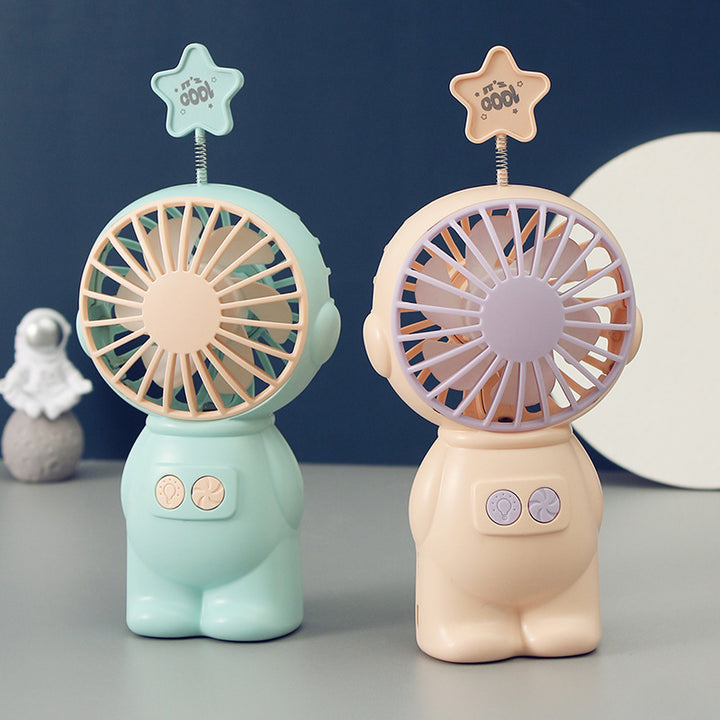 Unisex Portable Mini Fan in Playful Figure Design Bowlift