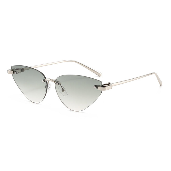 Women elegant Cat-Eye sunglasses with ultra-light metal frame Bowlift