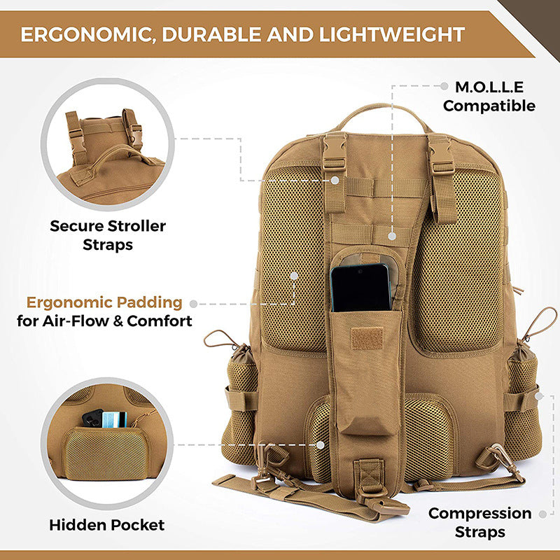 Multi-Functional Diaper Changing Backpack Bowlift