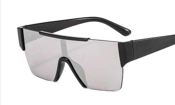 Futuristic Block Frame Sunglasses