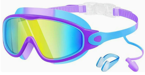 Water sports diving mask with anti-fog coating and comfort silicone frame Bowlift