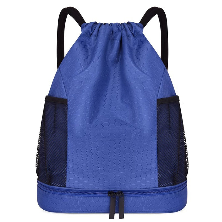 Lightweight Hexagonal Pattern Drawstring Backpack Bowlift