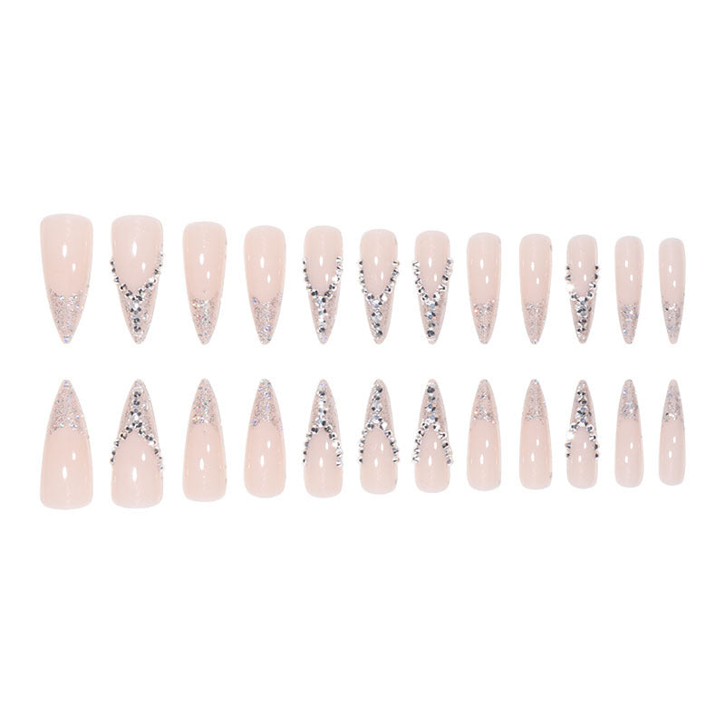 Glamorous Stiletto Nail Art Extensions Bowlift