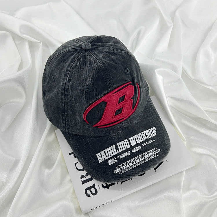 Men's Distressed Graphic Baseball Cap Bowlift 1784188336