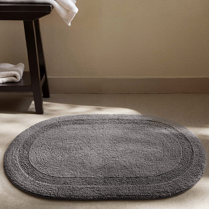 Soft Textured Round Bath Mat Bowlift
