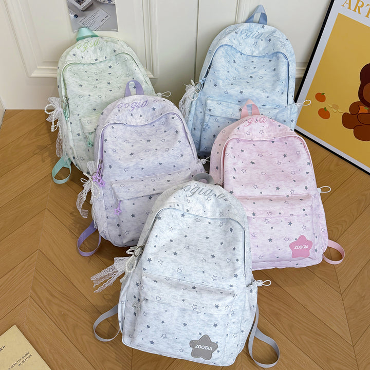 Cute Bunny-Ear Design School Backpack Bowlift