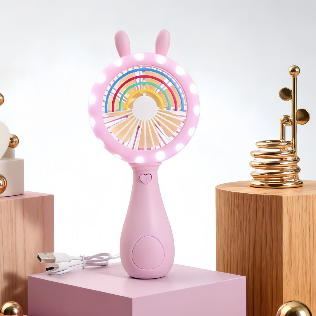 Women's Portable LED Fan Bowlift
