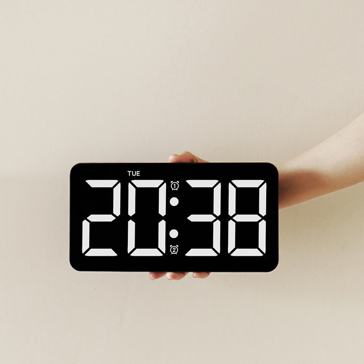 Digital LED Alarm Clock with Large Digits and Snooze Function Bowlift