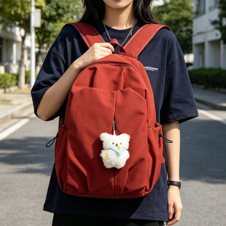 Functional Soft Fabric Backpack Bowlift