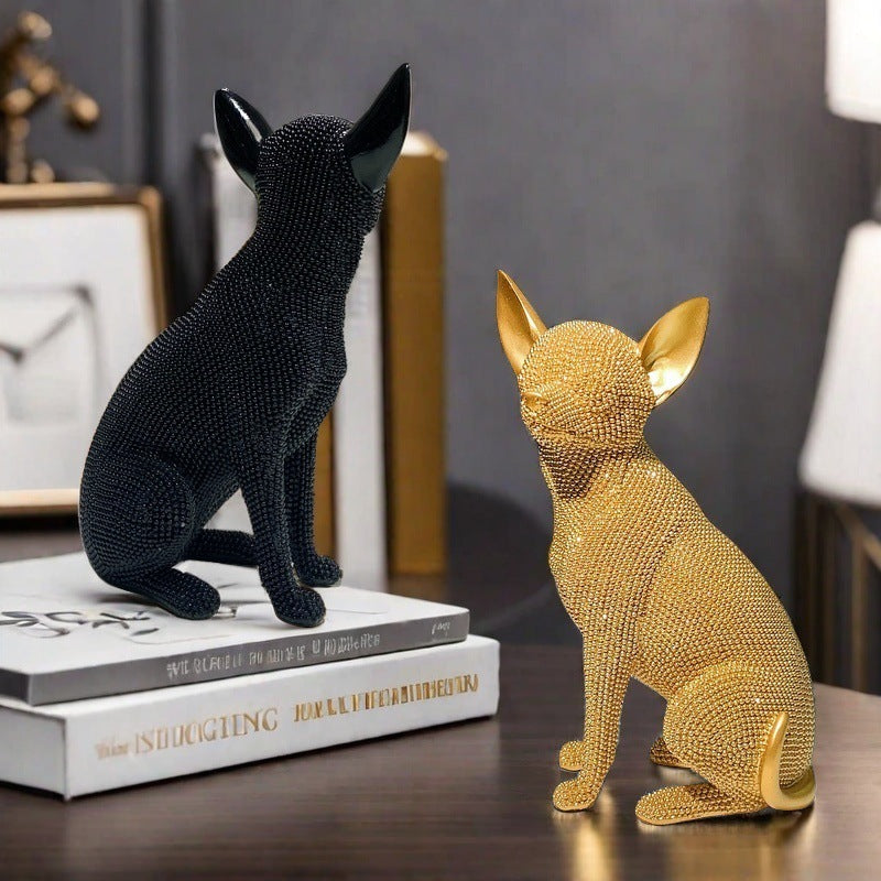 Decorative dog figure in modern design Bowlift