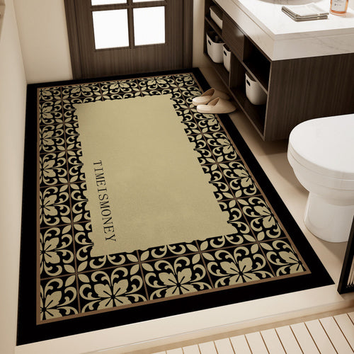 Elegant Motivational Bath Mat