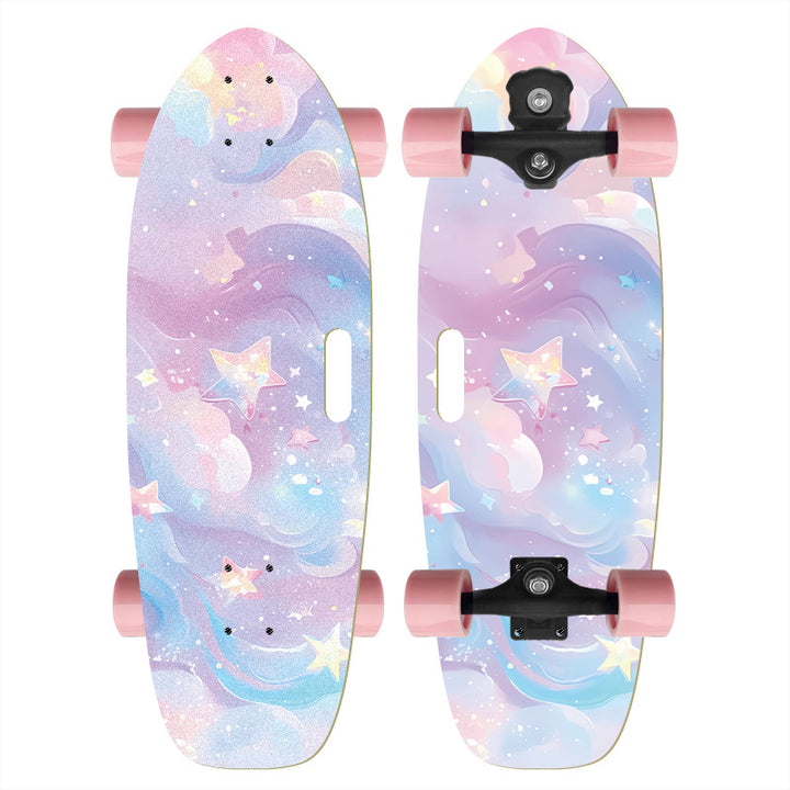 Skateboard with Custom Cartoon Design Bowlift