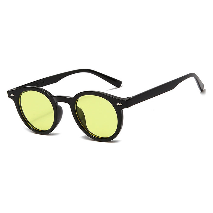 Retro-Inspired Round Frame Sunglasses Bowlift