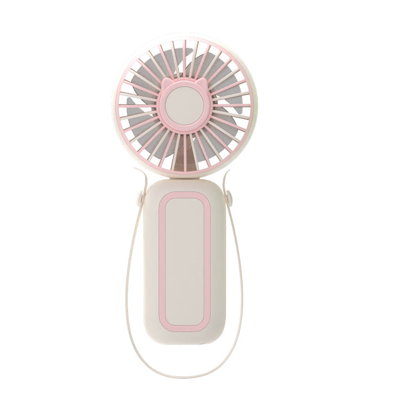 Ladies portable cat motif hand fan Bowlift