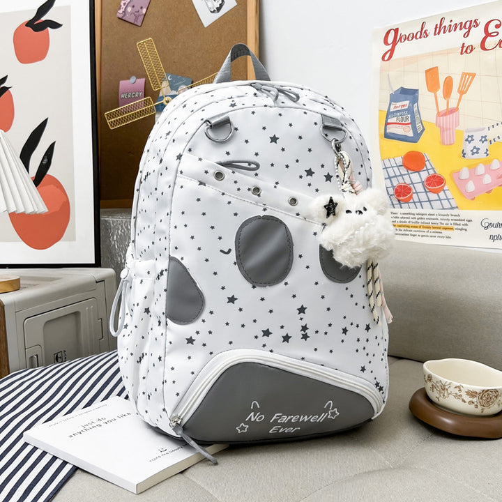 Star-Patterned Adventure Backpack Bowlift