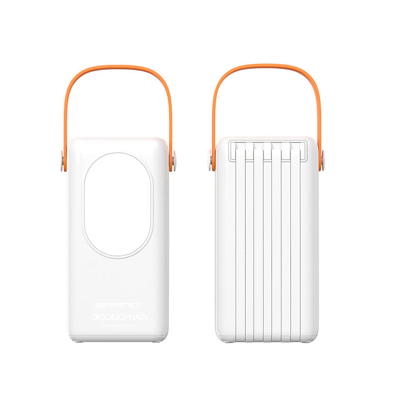 High-performance power bank with integrated LED light and digital display Bowlift