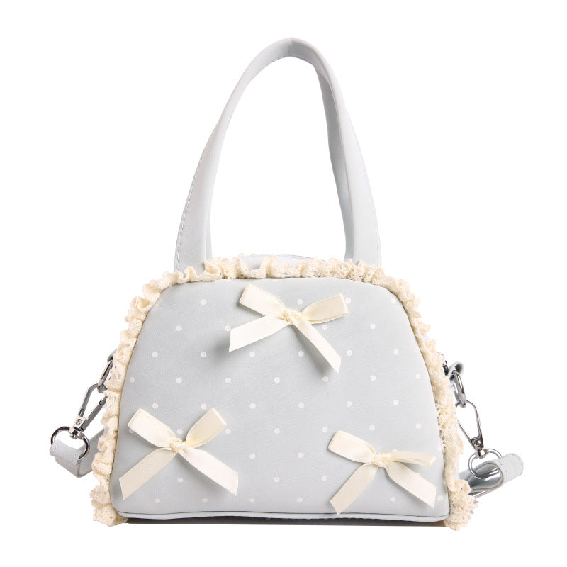 WoCharming Bow-Embellished Everyday Handbag Bowlift
