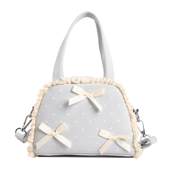 WoCharming Bow-Embellished Everyday Handbag Bowlift