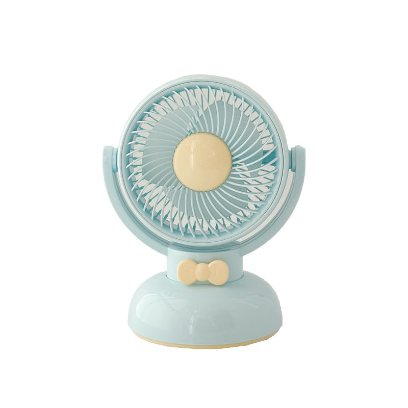 Unisex Portable Table Fan with Playful Design and Adjustable Tilt Bowlift