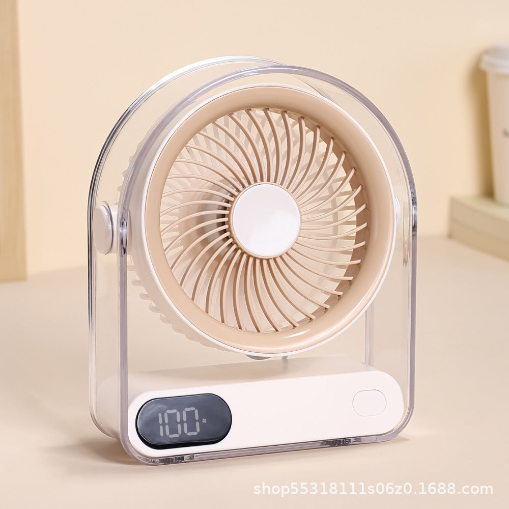 Portable Rechargeable Desk Fan Bowlift