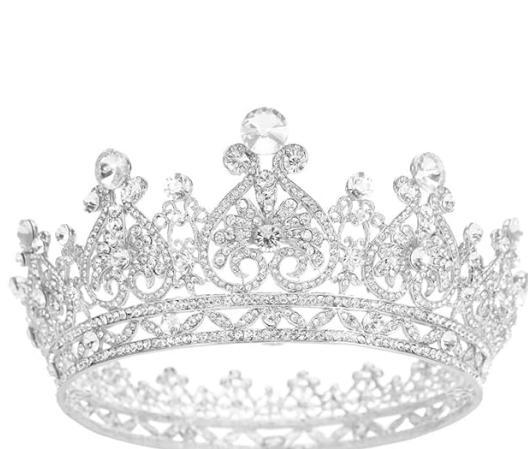 Ladies magnificent crystal crown Bowlift