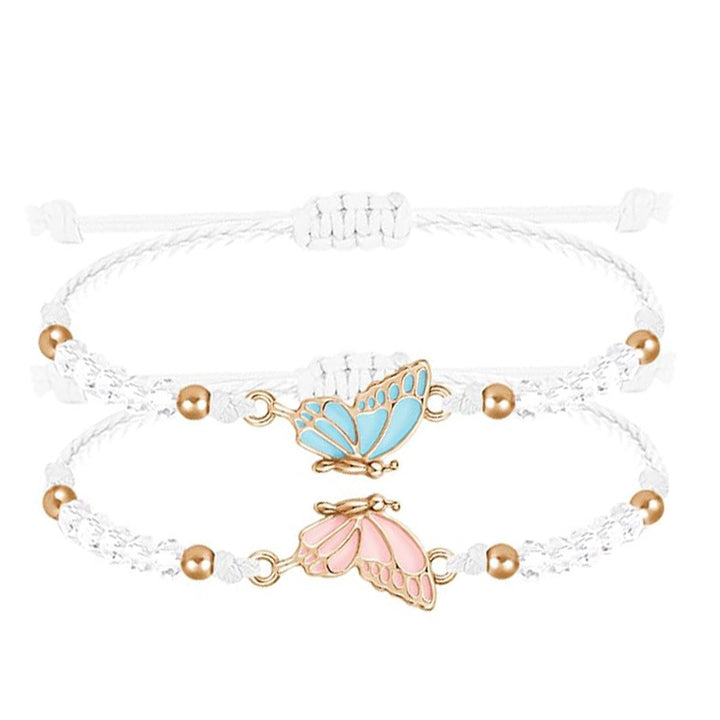Butterfly Charm Necklace and Bracelet Set Bowlift