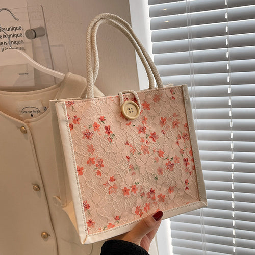 Decorative Floral Tote