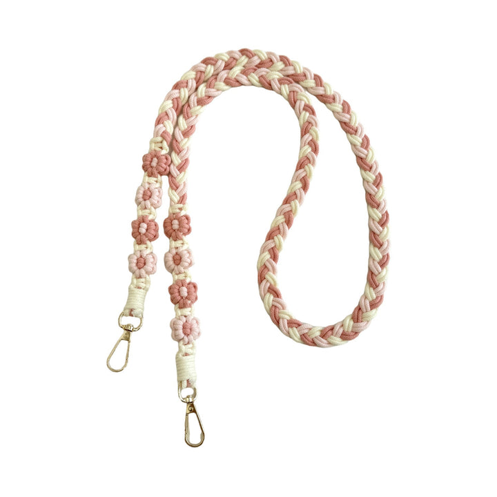 Handmade Macrame Floral Dog Leash Bowlift