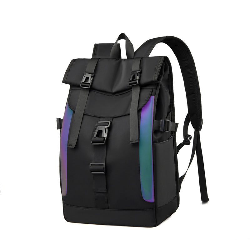 Stylish Roll-Top Adventure Backpack Bowlift