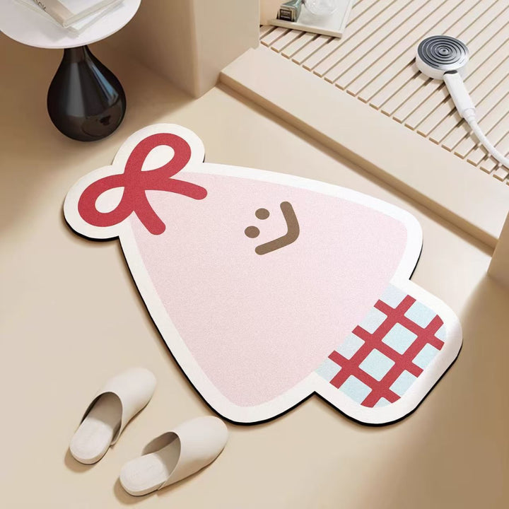 Playful Home-Themed Area Mat