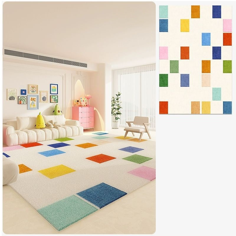 Playful Decorative Geometric Area Rug