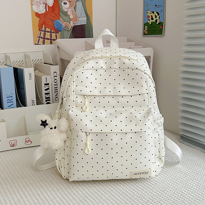 Playful Polka Dot Backpack