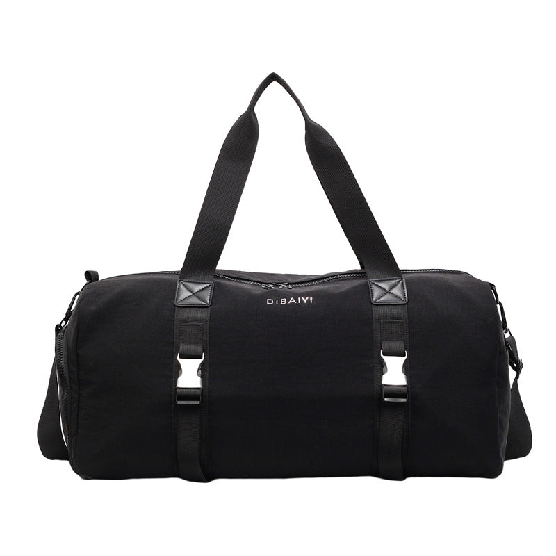Sporty Duffel Bag with Adjustable Shoulder Strap and Ergonomic Handles Bowlift